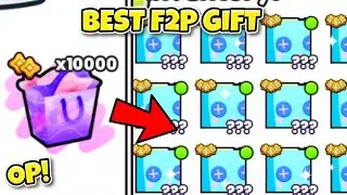 I Opened 10,000 HUGE Easter Gifts & It's the BEST F2P Gift in Pet Simulator 99!