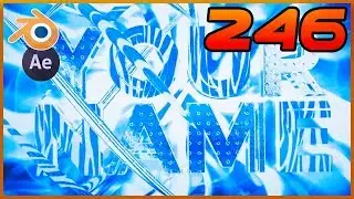 TOP 5 BLUE Intro Templates #246 Blender, After Effects + Free Download