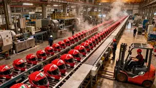 Inside the Racing Helmet Factory &ndash; How MotoGP-Grade Carbon Helmets Are Made from Raw Fiber