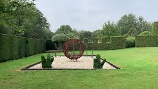 Nature et jardins: Miscanthus, topiaires et clématites