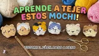 Llavero de Gatito Mochi (Dos Colores) 🐱🧶 | Tutorial Amigurumi Paso a Paso