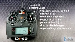 Evolution des 3 SPEKTRUM DX6