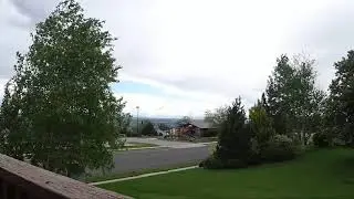 Time lapse on a windy day