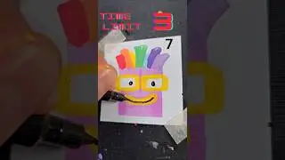 ✦ASMR✧ Drawing NumberBlocks Seven in 40 Seconds 🎨👻