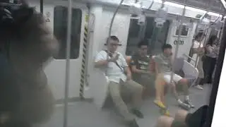 On Board On A Shibo Avenue Bound 13A02 Line 13 From Jinshajiang Road To Hanzhong Road