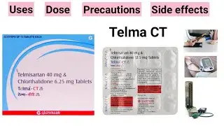 Telma CT | telmisartan 40mg and chlorthalidone 6.25mg tablets
