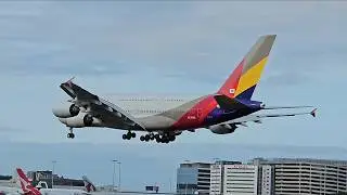 35 BIG AIRCRAFT Landings at Sydney Airport 