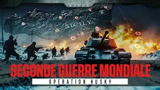 Op&eacute;ration Husky : L&rsquo;Invasion Alli&eacute;e en Sicile | Carte 3D Sombre