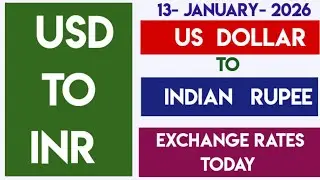 US Dollar to Indian Rupee Currency Exchange Rates Today 13 January 2026 at 09:16 UTC 