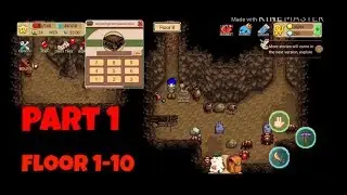 Harvest Town Cave Floor 1-10 item,  opening Treasure Chest & snake statue