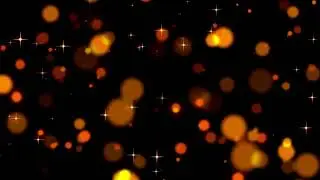 4K Black & Orange Bokeh & Sparkle Background | Stocklate