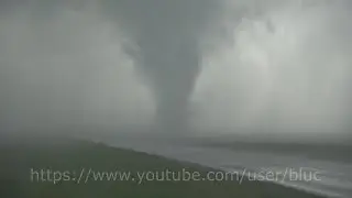 Extremely Close Multi-vortex Tornado near Buxton, North Dakota. July 11, 2017