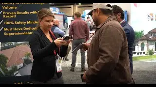 RoofClaim.com's booth from the 2020 International Roofing Expo