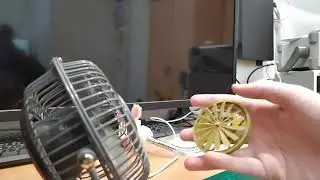 Propeller test (the first prototype in a housing).