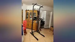 KARMAS PRODUCT Power Tower Adjustable Height Dip Station Pull Up Bar for Home Gym review