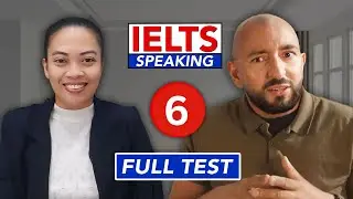 IELTS Speaking Test Band 6 Mock Test | Filipino Student 🇵🇭 #philippines