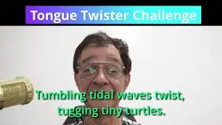 How fast can you say tongue twister 861: Tumbling tidal waves twist   ... ?