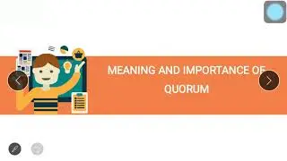 Meetings and Sessions / Quorum