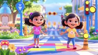 🎵 Chunni Munni Traffic Rules 🎵 | Learn Road Safety Song for Kids | Nursery Rhymes in English
