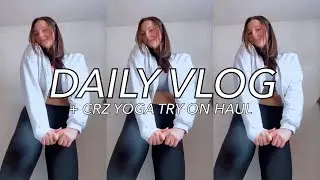 DAILY VLOG | Best Lululemon Align Dupes - CRZ YOGA x Butterluxe, how I have been, quick lunch idea