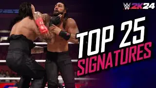 WWE 2K24 Top 25 Signature Moves (WWE 2K24 Signatures)
