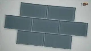 Harbor Gray Textured Glass Subway Tile 3