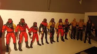 Kane Mattel WWE Figure Collection all 12 achieveable Outfits Up to 2012