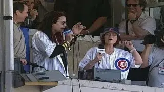 LAD@CHC: Ozzy Osbourne sings Take Me Out To the Ballgame at Wrigley Field
