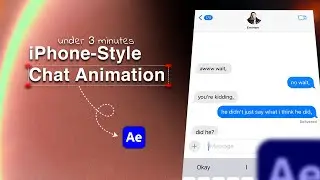 iPhone Style Chat Animation in After Effects &ndash; Quick & Easy!