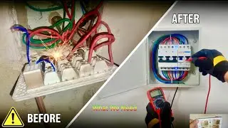 Ghar ki wiring kis tara kartey hyan.DIY wiring fault.Sasti wiring kye nuksan Kya hyan. 