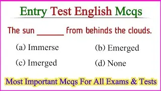 Entry test english mcqs | English mcqs for entry test | Most repeated english mcqs