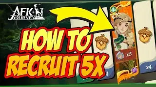 DO THIS TO GET X5 A TIER HEROES IN A SINGLE 10X PULL | AFK JOURNEY