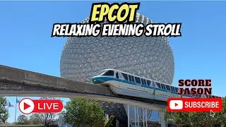 🔴 LIVE: EPCOT | Park Atmosphere, Rides & Shows | Fireworks