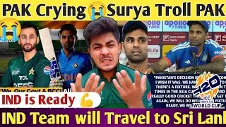 PAK Crying😭Suryakumar Yadav insults PAK Team | We Destroy Pakistan in Asia Cup | SKY Statment 🤯