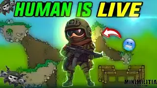 Mini Militia Live 🔥| MM Live Stream | Human Is Live #live