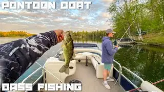 Bass Fishing on a Pontoon Boat