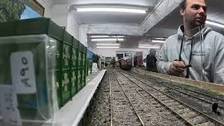 GoPro POV O gauge locomotive exchange Poole model railway club 