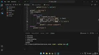Creating a program with which I can code with my voice | Python coding #live