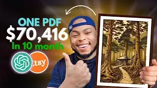 Unsaturated Niche!! $70k Made | Etsy Newbie | AI Wall Art That Sells Fast | Print On Demand Idea