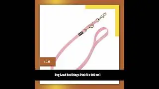 Dog Lead Red Dingo Pink (2 x 200 cm)