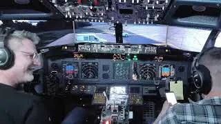 737-800 Flightdeck | Using Map Enhancement & Lossless Scaling in MSFS2020 | TIST to TFFF to TTPP
