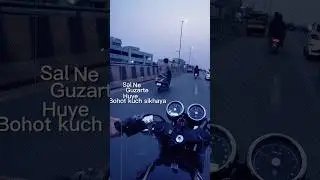 Naya saal kuch naya karna hai #deep #reaction #bike #broken #lose #shayari