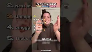 Ranking Best Color Mixing Trend Compilation #shorts #tiktok #trend