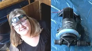How to fix a whale gulper (shower waste pump) on a narrowboat