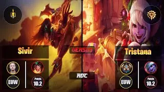 Rekkles SIVIR (ADC) [Lethal Tempo] VS TRISTANA - Challenger EUW Patch 10.2