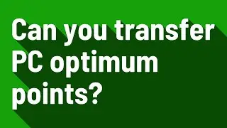 Can you transfer PC optimum points?