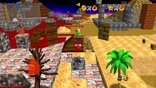 Molten Sand Land by Peacho - Mario Builder 64