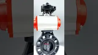 FOLS Pneumatic UPVC Plastic Butterfly Valve &ndash; Precision Flow Control with Pneumatic Actuators