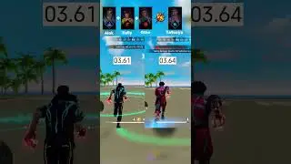 Alok Plus Kelly Plus Otho Vs Tatsuya Character Raning Race #shorts #freefire #youtubeshorts