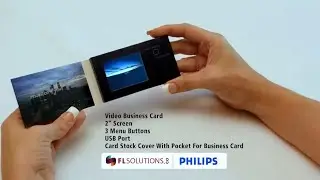Video Business Card holds 20+ minutes of video!   Product Example: Philips Lighting